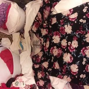 Bobbie and brooks large black red rose gold